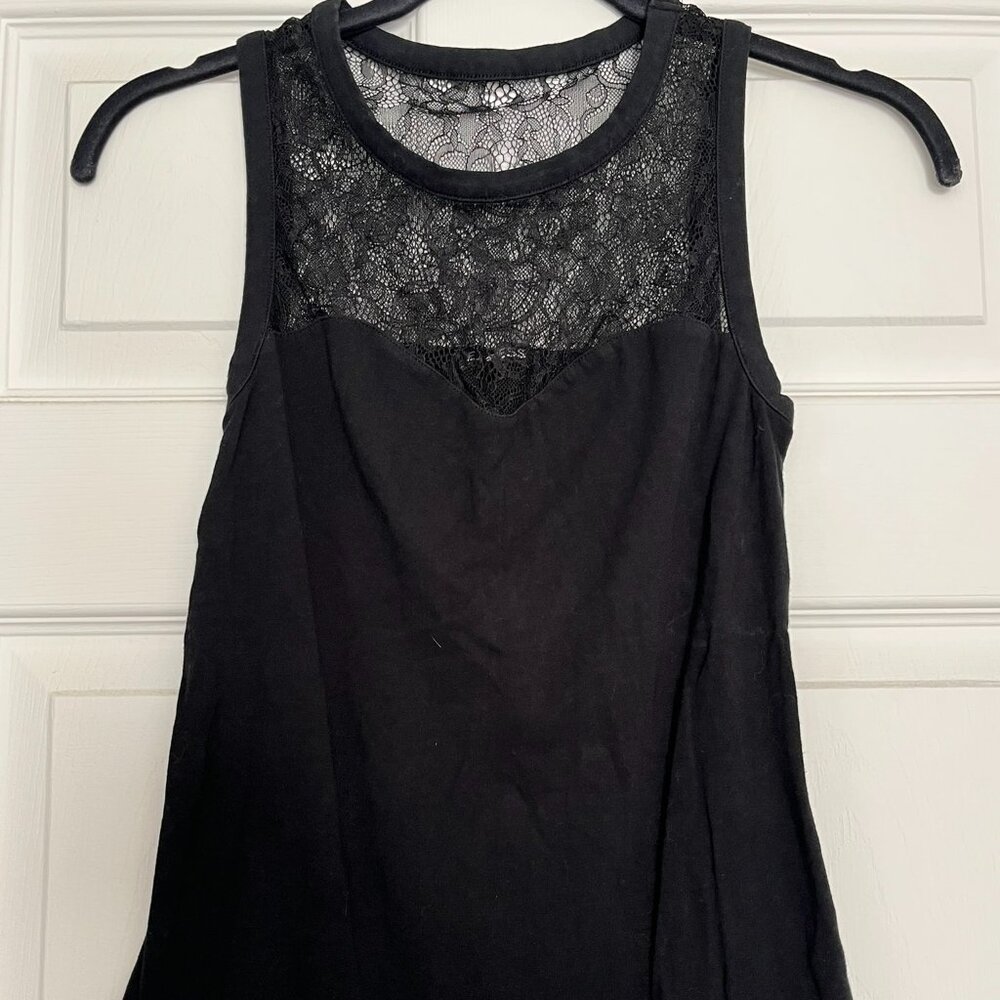 Express Sleeveless Top With Lace